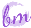 Brett MacDonald logo - purple